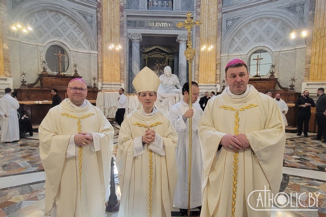 Пасля святой Імшы ў Базыліцы Святога Пятра ў Ватыкане