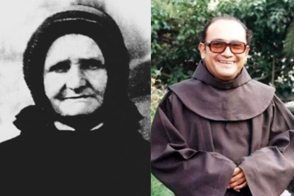 Сястра Марыя Іньяцыя Ісакі  і айцец Аўгуста Рафаэле Рамірэс Манастэрыа 